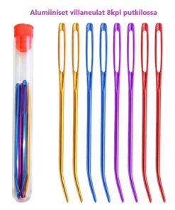 Kaarevat villaneulat 8kpl