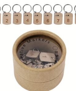 Keinonahkaiset silmukkamerkit