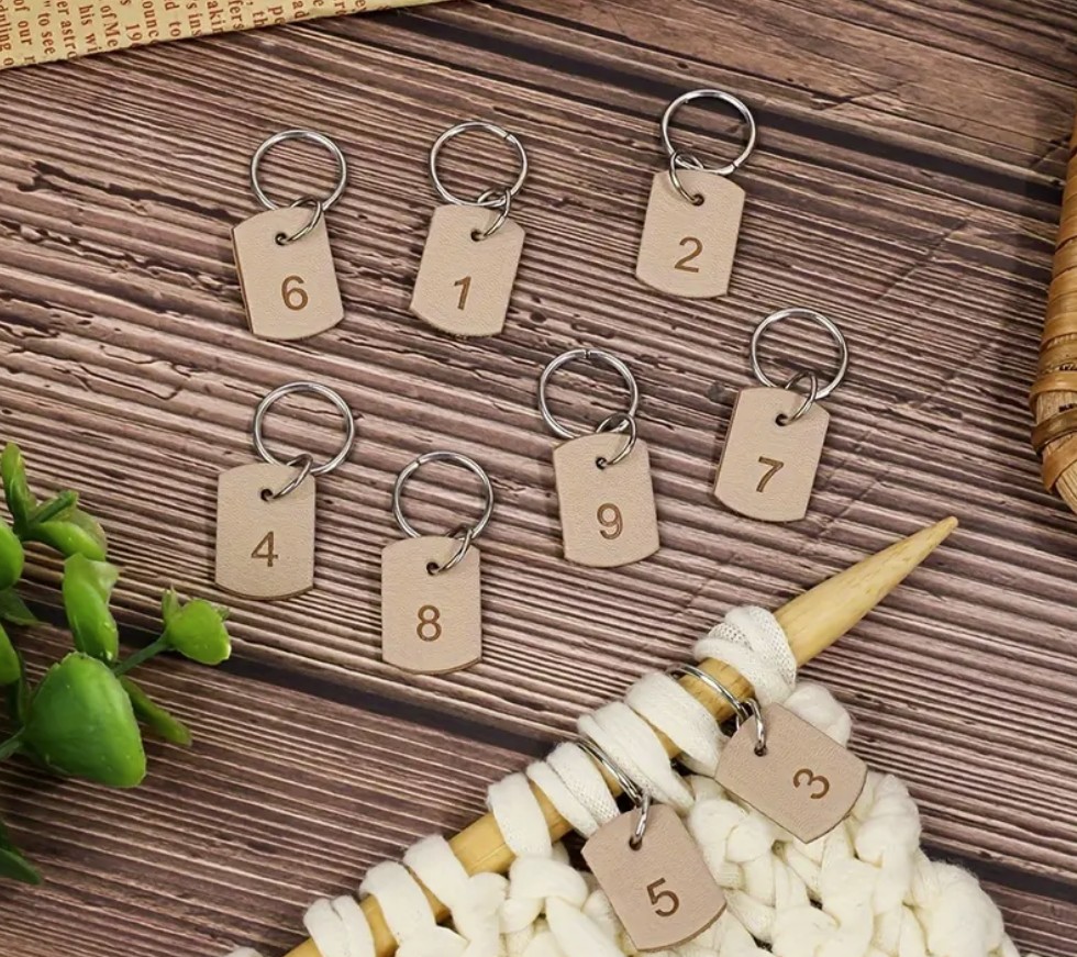 Keinonahkaiset silmukkamerkit - Image 3