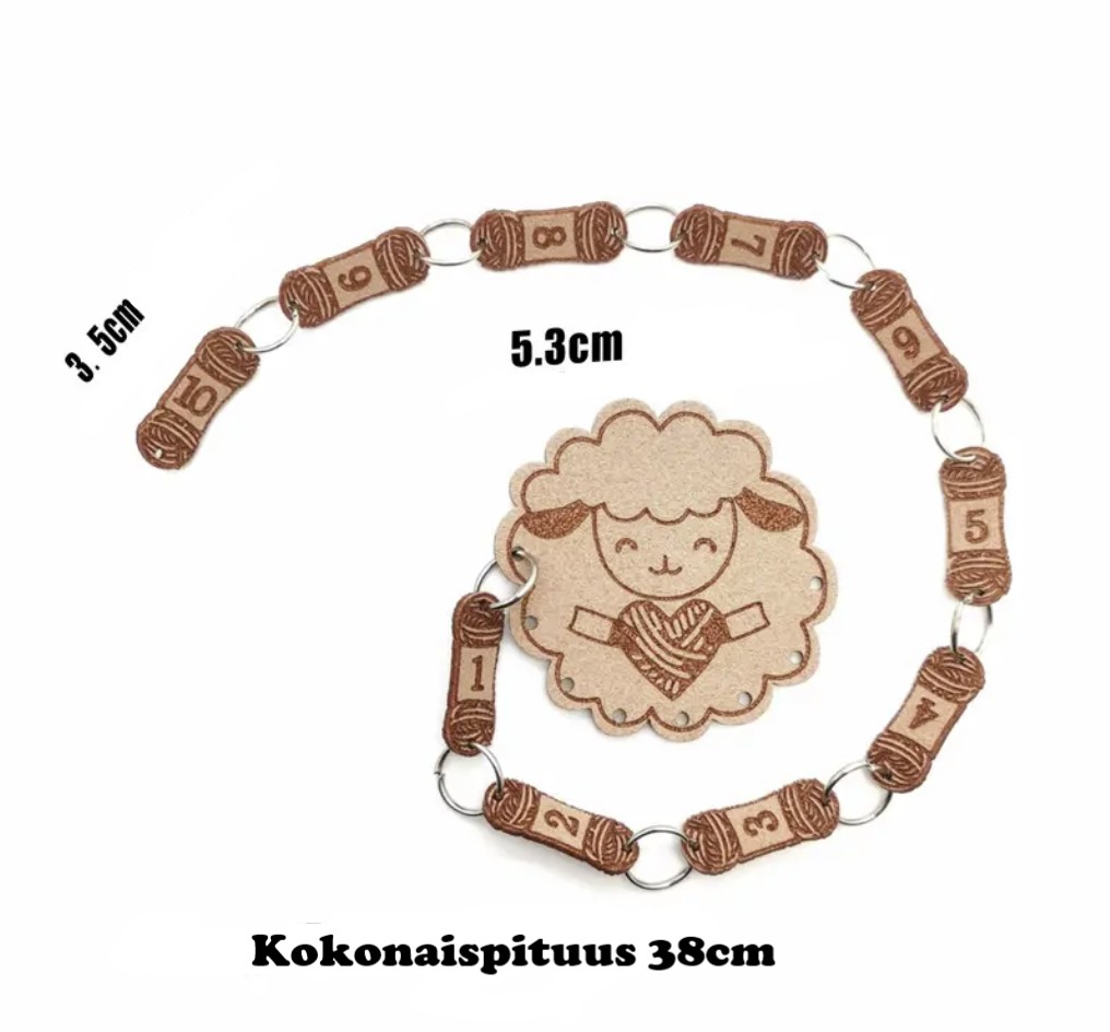 Kerroslaskuri nahkaketju