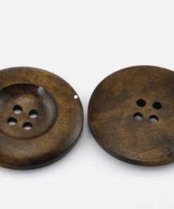 Puunappi tumma kahvi 35mm