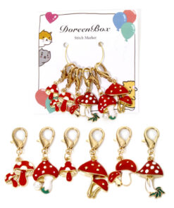 Silmukkamerkit Sienet 6kpl