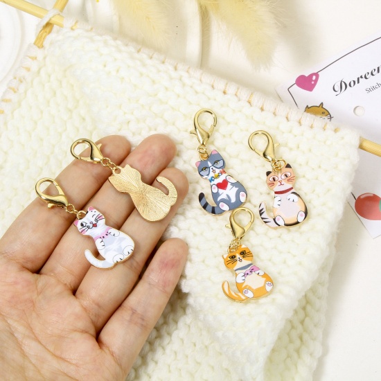 Silmukkamerkit Kissat 5kpl - Image 3