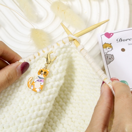 Silmukkamerkit Kissat 5kpl - Image 4