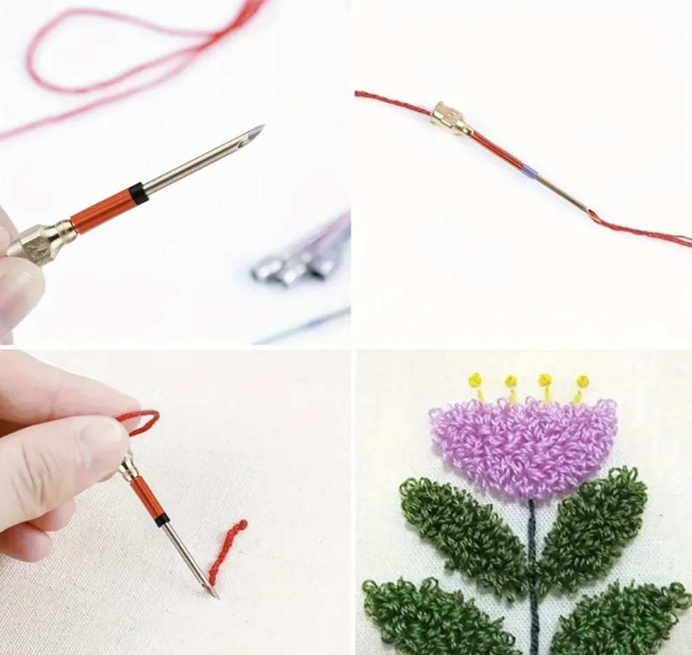 Tuftauskynä ja neulat 7kpl - Image 3