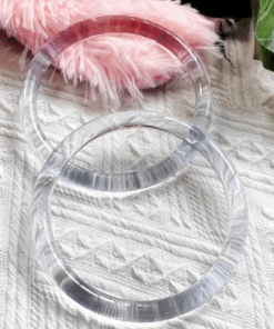 Kirkas akryylirengas 13cm 2kpl