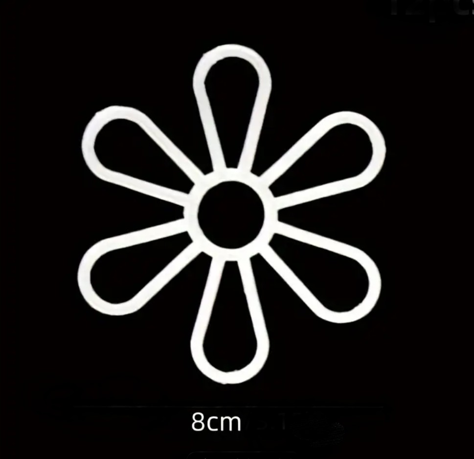 Muovikukat 5kpl virkkaukseen - Image 4