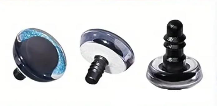 Isot Glitter turvasilmä 30mm/1kpl - Image 2