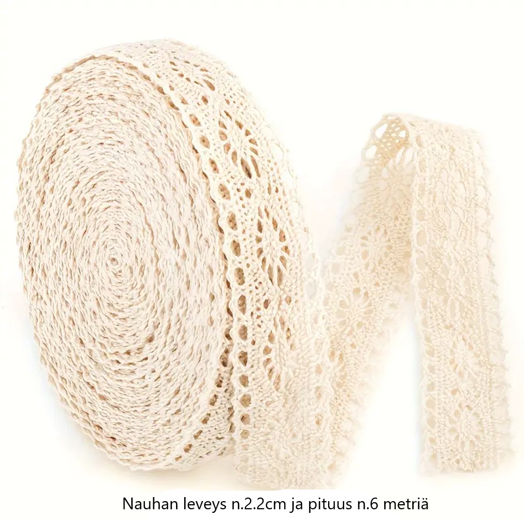 Puuvillapitsi pituus n.6 metriä/leveys n.2.2cm - Image 2
