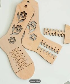 Säädettävät sukkaplokit 2kpl numeroinnilla