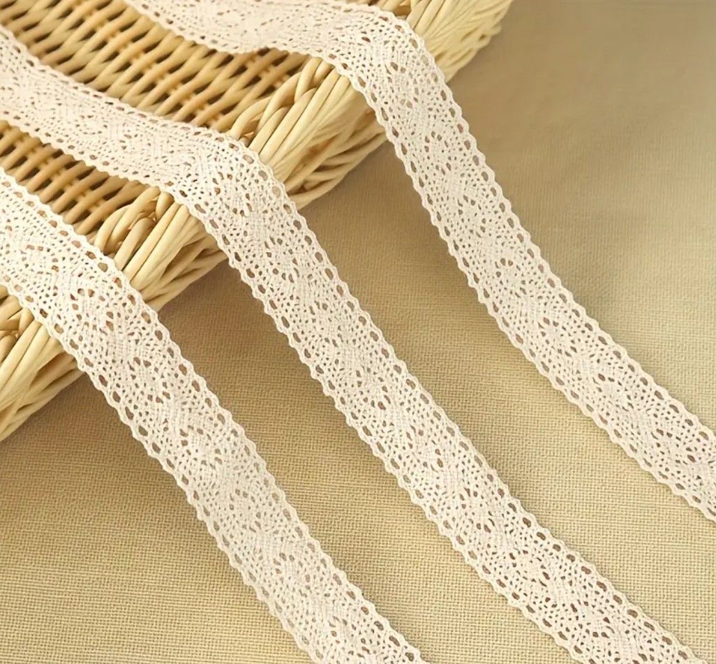 Puuvillapitsi pituus n.6 metriä/leveys n.2.2cm - Image 3