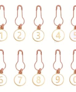 Numeroidut silmukkamerkit 10kpl